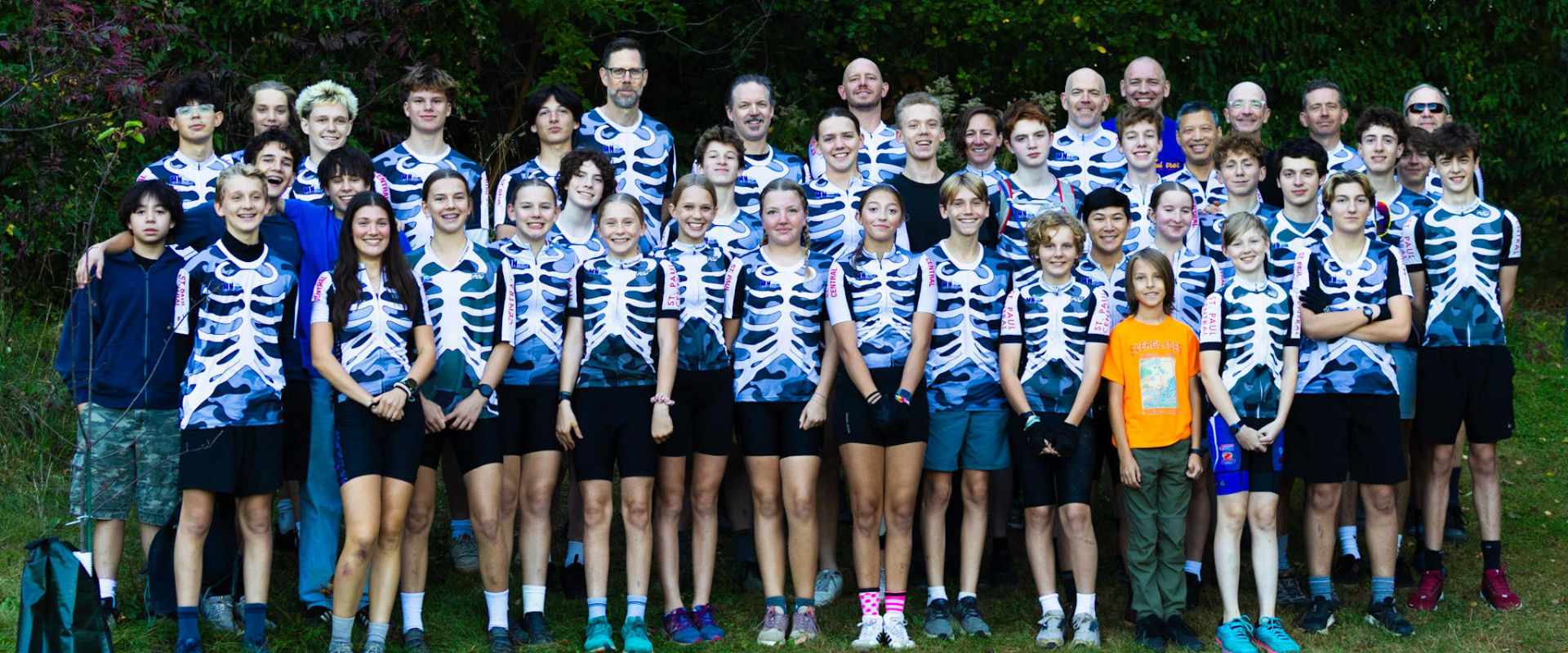 St. Paul Central Mountain Bike Team group photo